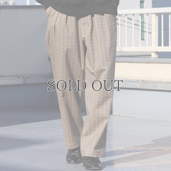 画像3: スマートT/R ジャパニーズ トラディショナルパターン 2タック ワイド イージーパンツ【MADE IN JAPAN】『日本製』【送料無料】/ Upscape Audience