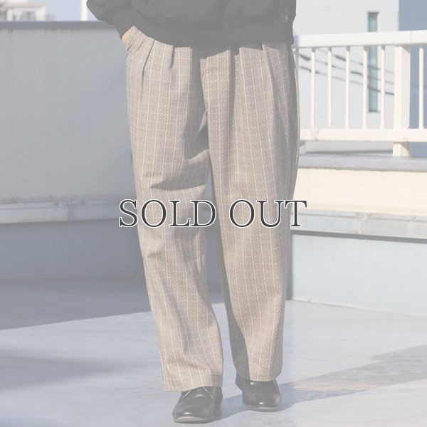 画像4: スマートT/R ジャパニーズ トラディショナルパターン 2タック ワイド イージーパンツ【MADE IN JAPAN】『日本製』【送料無料】/ Upscape Audience