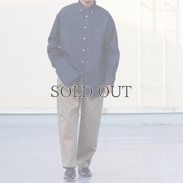 画像12: 「備後」 7オンス ムラデニム 釦ダウン ボク シーAライン 長袖シャツ【MADE IN JAPAN】『日本製』/ Upscape Audience