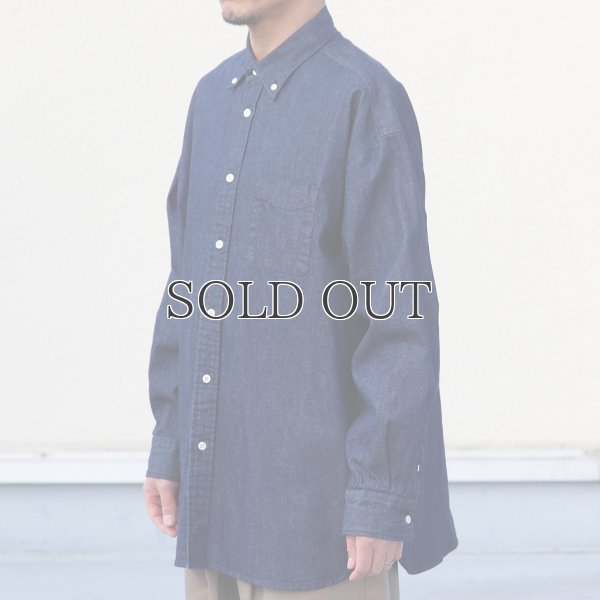 画像14: 「備後」 7オンス ムラデニム 釦ダウン ボク シーAライン 長袖シャツ【MADE IN JAPAN】『日本製』/ Upscape Audience