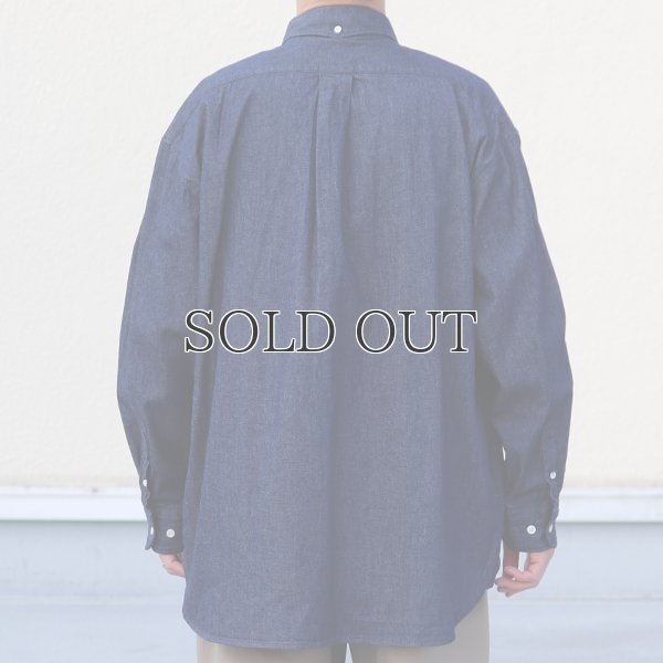 画像16: 「備後」 7オンス ムラデニム 釦ダウン ボク シーAライン 長袖シャツ【MADE IN JAPAN】『日本製』/ Upscape Audience