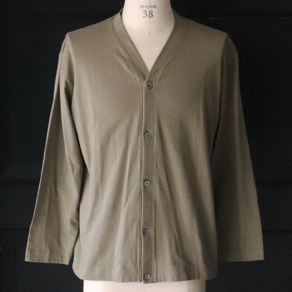 画像18: 「丹後」度詰天竺(6オンス)Vネック カーディガン【MADE IN JAPAN】『日本製』/ Upscape Audience