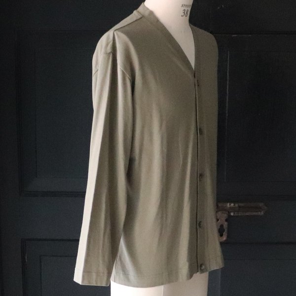 画像22: 「丹後」度詰天竺(6オンス)Vネック カーディガン【MADE IN JAPAN】『日本製』/ Upscape Audience