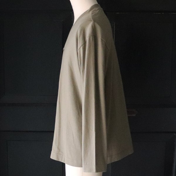 画像20: 「丹後」度詰天竺(6オンス)Vネック カーディガン【MADE IN JAPAN】『日本製』/ Upscape Audience