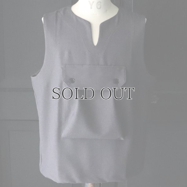 画像14: Naturemier（ナチュレミア）TECH ウールライクツイル ビックポケット キーネックベスト【MADE IN JAPAN】『日本製』 / Upscape Audience