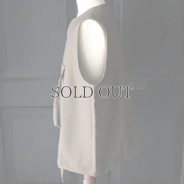 画像23: Naturemier（ナチュレミア）TECH ウールライクツイル ビックポケット キーネックベスト【MADE IN JAPAN】『日本製』 / Upscape Audience