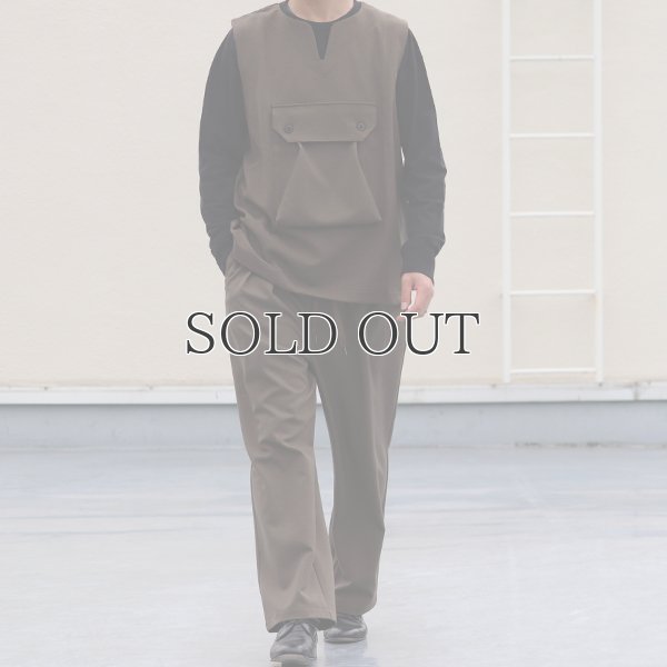 画像13: Naturemier（ナチュレミア）TECH ウールライクツイル ビックポケット キーネックベスト【MADE IN JAPAN】『日本製』 / Upscape Audience