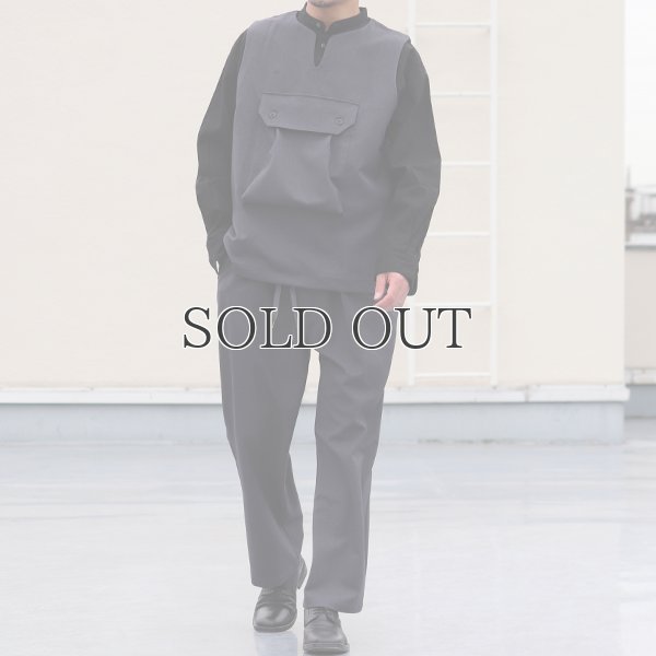 画像5: Naturemier（ナチュレミア）TECH ウールライクツイル ビックポケット キーネックベスト【MADE IN JAPAN】『日本製』 / Upscape Audience