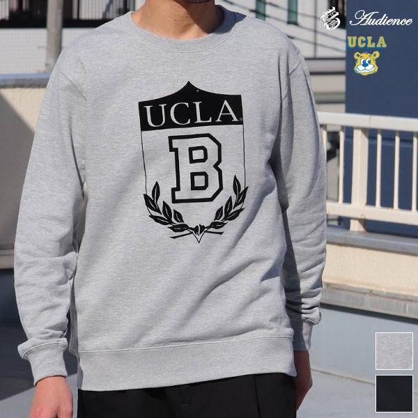 画像1: 【RE PRICE/価格改定】UCLA"UCLA B"クルーネック長袖ライトスウェット / Audience