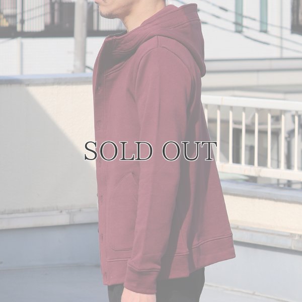 画像4: コーマ裏毛スタンドフードカーディガン【MADE IN JAPAN】『日本製』/ Upscape Audience