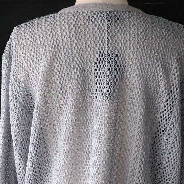 画像17: ハンドクロシェライク ラッセルレース Vネック 長袖 カーディガン 【MADE IN JAPAN】『日本製』【送料無料】/ Upscape Audience