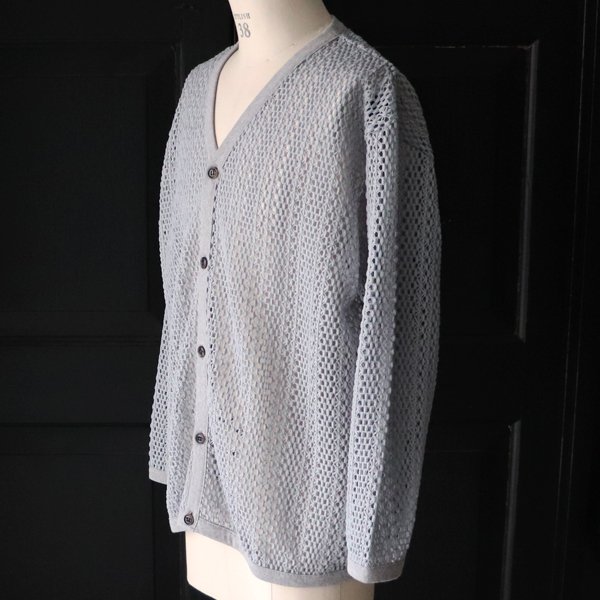 画像12: ハンドクロシェライク ラッセルレース Vネック 長袖 カーディガン 【MADE IN JAPAN】『日本製』【送料無料】/ Upscape Audience