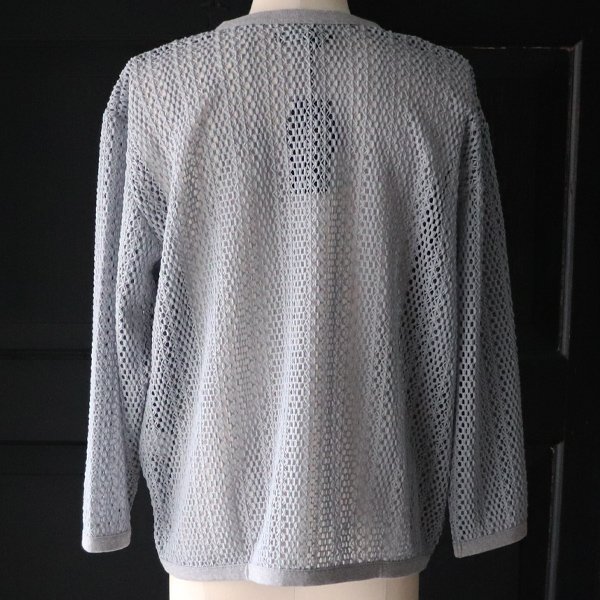 画像14: ハンドクロシェライク ラッセルレース Vネック 長袖 カーディガン 【MADE IN JAPAN】『日本製』【送料無料】/ Upscape Audience