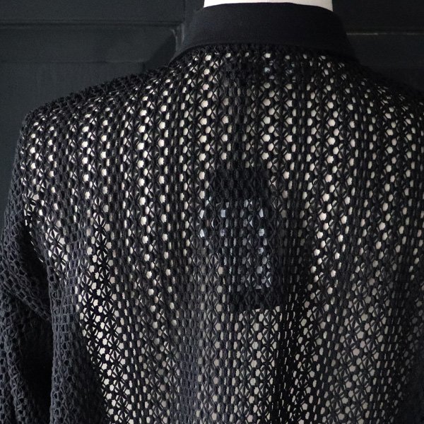 画像17: ハンドクロシェライク ラッセルレース ポロ 長袖 カーディガン 【MADE IN JAPAN】『日本製』【送料無料】/ Upscape Audience