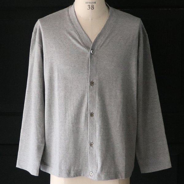 画像12: 「丹後」度詰天竺(6オンス)Vネック カーディガン【MADE IN JAPAN】『日本製』/ Upscape Audience