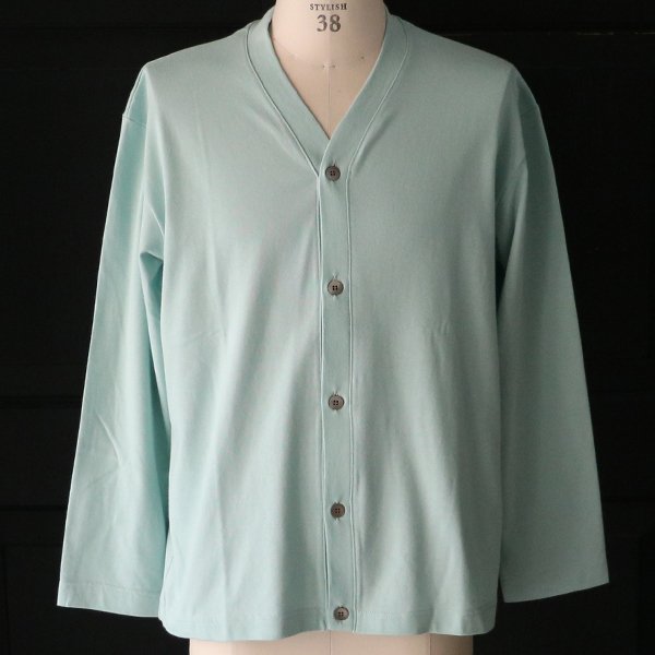 画像10: 「丹後」度詰天竺(6オンス)Vネック カーディガン【MADE IN JAPAN】『日本製』/ Upscape Audience