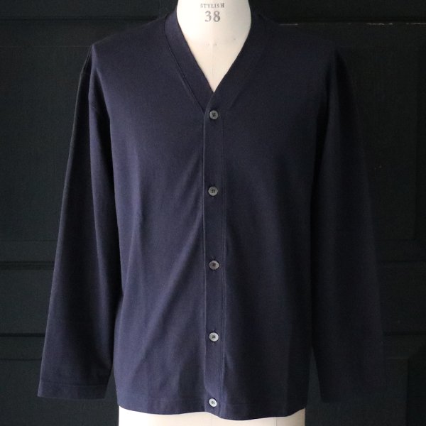 画像14: 「丹後」度詰天竺(6オンス)Vネック カーディガン【MADE IN JAPAN】『日本製』/ Upscape Audience