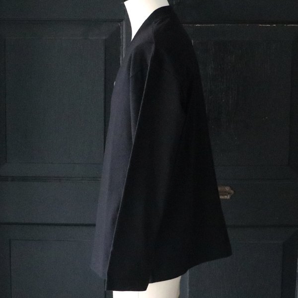 画像17: 「丹後」度詰天竺(6オンス)Vネック カーディガン【MADE IN JAPAN】『日本製』/ Upscape Audience