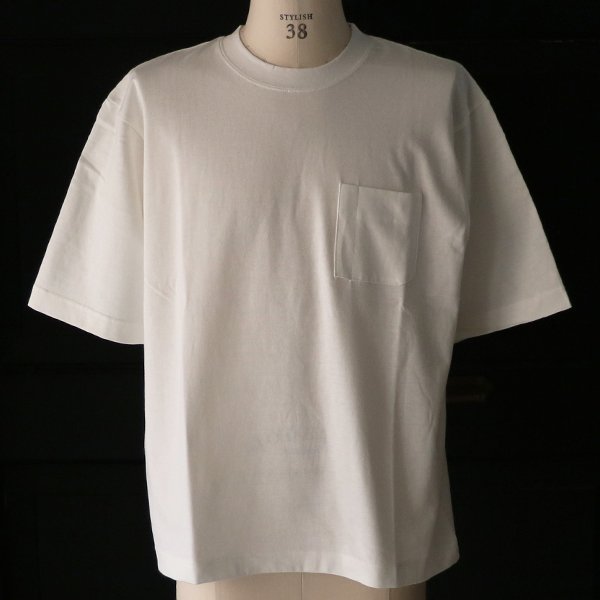 画像6: 「丹後」度詰天竺（6オンス）クルーネック グラスポケ付 ハーフスリーブ Tシャツ【MADE IN JAPAN】『日本製』/ Upscape Audience