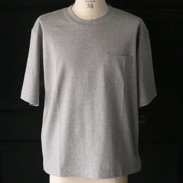 画像10: 「丹後」度詰天竺（6オンス）クルーネック グラスポケ付 ハーフスリーブ Tシャツ【MADE IN JAPAN】『日本製』/ Upscape Audience