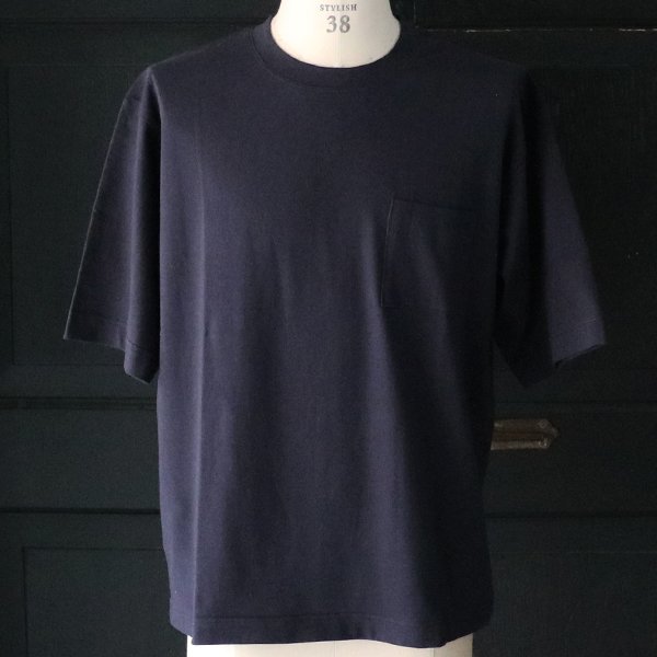 画像12: 「丹後」度詰天竺（6オンス）クルーネック グラスポケ付 ハーフスリーブ Tシャツ【MADE IN JAPAN】『日本製』/ Upscape Audience