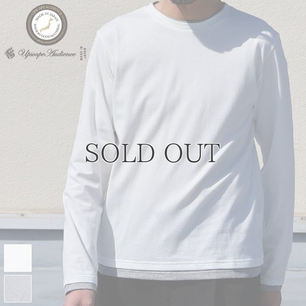 画像1: 【RE PRICE / 価格改定】コーマ天竺 レイヤードC/N L/S Cutsew / Upscape Audience