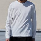 More photos1: 【RE PRICE / 価格改定】コーマ天竺 レイヤードC/N L/S Cutsew / Upscape Audience