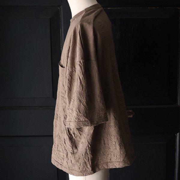 画像8: T/C ワッシャー天竺 クルーネック 胸ポケ付 ハーフスリーブ Tシャツ【MADE IN JAPAN】『日本製』/ Upscape Audience