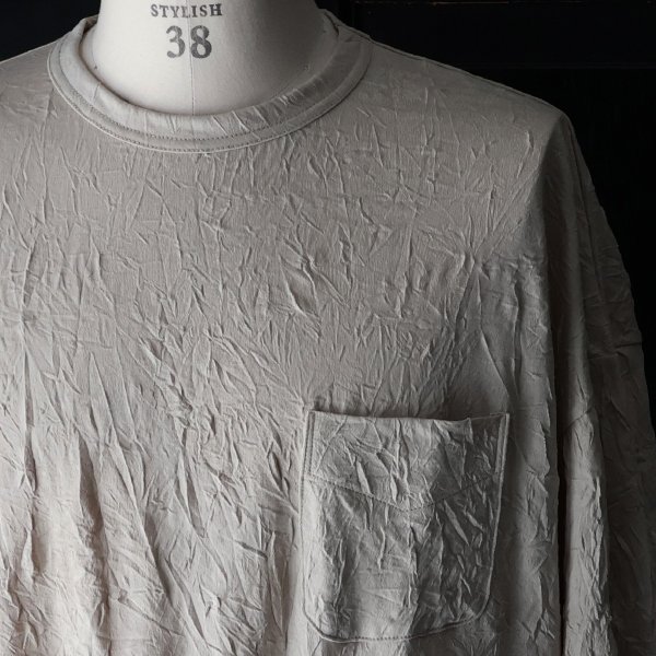 画像17: T/C ワッシャー天竺 クルーネック 胸ポケ付 ハーフスリーブ Tシャツ【MADE IN JAPAN】『日本製』/ Upscape Audience