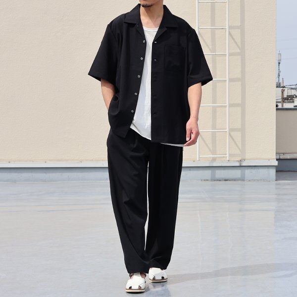 画像13: NaturemierTM(ナチュレミア)TECH リネンライク トロピカル オープンカラー ハーフスリ ーブシャツ【MADE IN JAPAN】『日本製』/ Upscape Audience