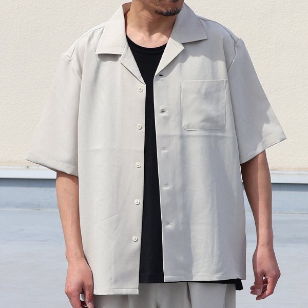 画像6: NaturemierTM(ナチュレミア)TECH リネンライク トロピカル オープンカラー ハーフスリ ーブシャツ【MADE IN JAPAN】『日本製』/ Upscape Audience