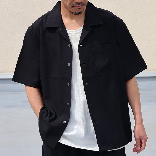 画像11: NaturemierTM(ナチュレミア)TECH リネンライク トロピカル オープンカラー ハーフスリ ーブシャツ【MADE IN JAPAN】『日本製』/ Upscape Audience