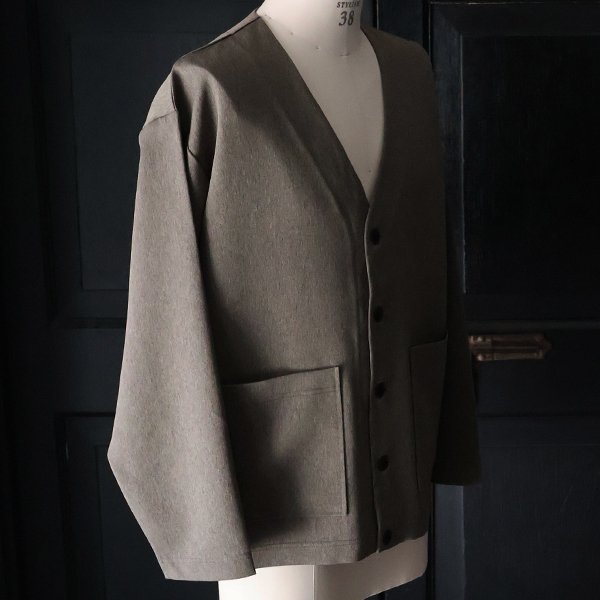 画像16: Naturemier™(ナチュレミア) TECH レトロヘリンボン ノーカラージャケット【MADE IN JAPAN】『日本製』/ Upscape Audience