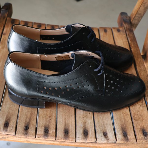画像5: DEAD STOCK / Czech Army Punching Leather Parade Shoes（チェコ軍 パンチング レザー パレードシューズ）