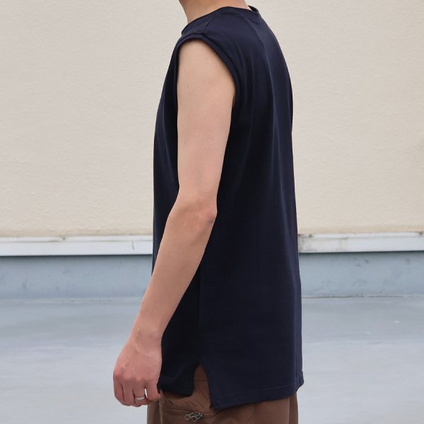 画像8: 「丹後」度詰天竺(6オンス)サイドスリット ノースリーブ Tシャツ【MADE IN JAPAN】『日本製』/ Upscape Audience