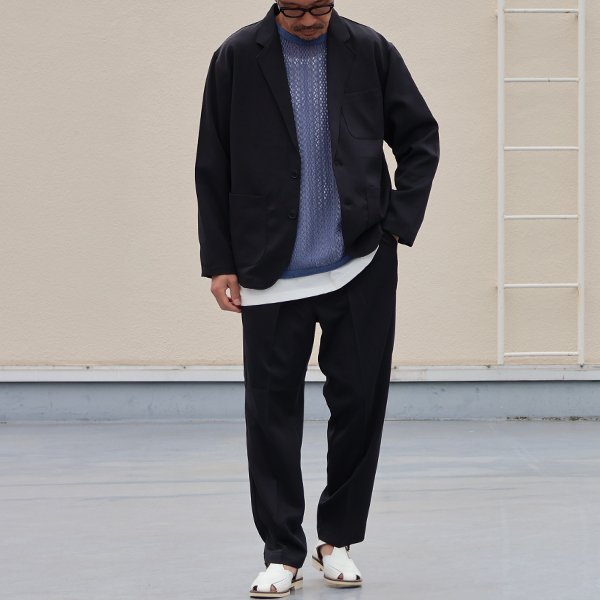 画像5: Naturemier(ナチュレミア)TECH レトロヘリンボン 2タック イージー テーパードパンツ【MADE IN JAPAN】『日本製』【送料無料】/ Upscape Audience