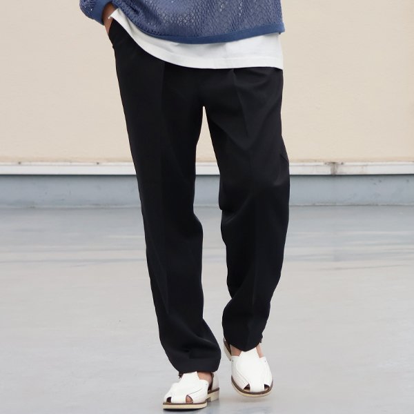 画像3: Naturemier(ナチュレミア)TECH レトロヘリンボン 2タック イージー テーパードパンツ【MADE IN JAPAN】『日本製』【送料無料】/ Upscape Audience