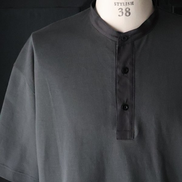 画像10: VORTEX 8オンス(MVS天竺) フハク スタンドヘンリーネック ハーフスリーブ Tシャツ【MADE IN JAPAN】『日本製』/ Upscape Audience