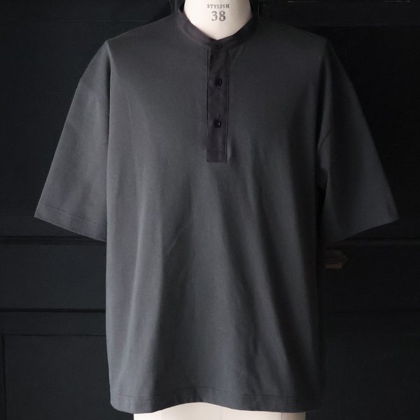 画像5: VORTEX 8オンス(MVS天竺) フハク スタンドヘンリーネック ハーフスリーブ Tシャツ【MADE IN JAPAN】『日本製』/ Upscape Audience