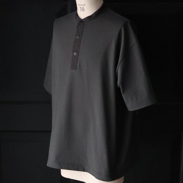 画像6: VORTEX 8オンス(MVS天竺) フハク スタンドヘンリーネック ハーフスリーブ Tシャツ【MADE IN JAPAN】『日本製』/ Upscape Audience