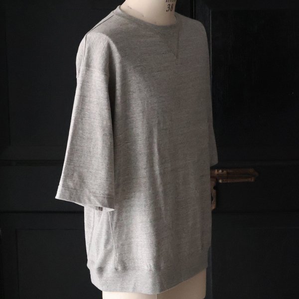 画像19: 「和歌山」ラフィー天竺 （5.5オンス）ガゼット クルーネック ハーフスリーブ スウェットライク Tシャツ【MADE IN JAPAN】『日本製』 / Upscape Audience