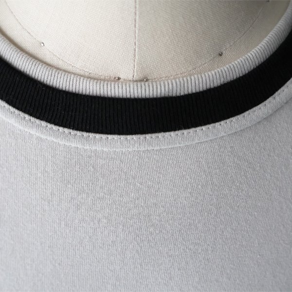 画像11: 「丹後」度詰天竺 (6オンス) 2トーンネック ハーフスリーブ BBアンダー Tシャツ【MADE IN JAPAN】『日本製』/ Upscape Audience