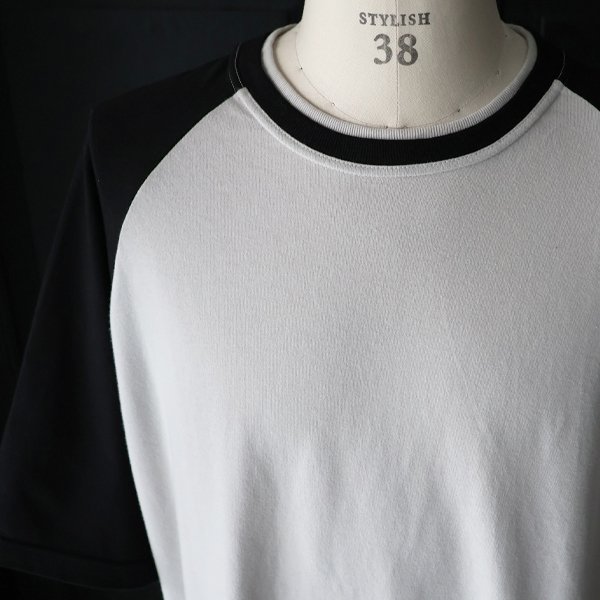 画像12: 「丹後」度詰天竺 (6オンス) 2トーンネック ハーフスリーブ BBアンダー Tシャツ【MADE IN JAPAN】『日本製』/ Upscape Audience