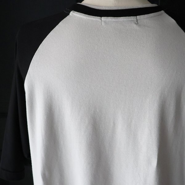 画像13: 「丹後」度詰天竺 (6オンス) 2トーンネック ハーフスリーブ BBアンダー Tシャツ【MADE IN JAPAN】『日本製』/ Upscape Audience