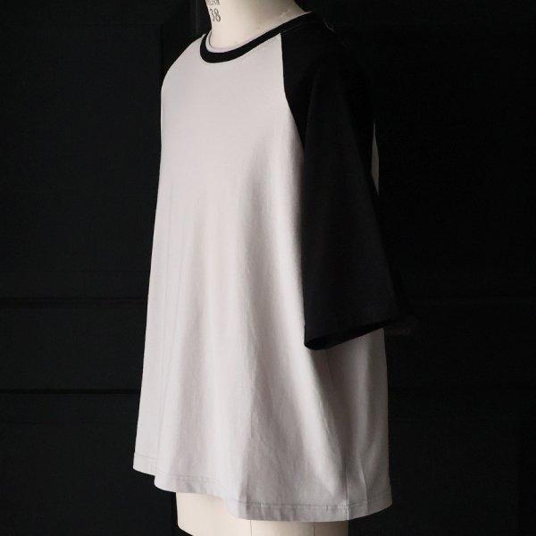 画像8: 「丹後」度詰天竺 (6オンス) 2トーンネック ハーフスリーブ BBアンダー Tシャツ【MADE IN JAPAN】『日本製』/ Upscape Audience