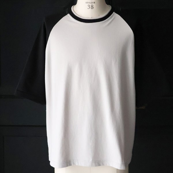 画像7: 「丹後」度詰天竺 (6オンス) 2トーンネック ハーフスリーブ BBアンダー Tシャツ【MADE IN JAPAN】『日本製』/ Upscape Audience