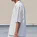 画像4: レノクロス（からみ織）オープンカラー ハーフスリーブシャツ【MADE IN JAPAN】『日本製』/ Upscape Audience