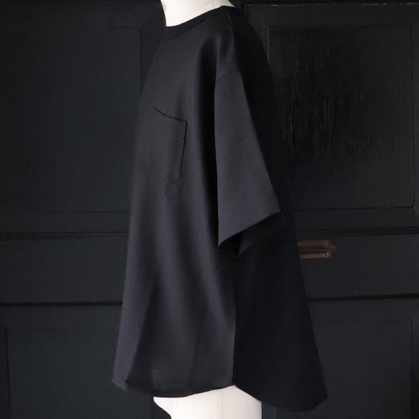 画像15: Naturemier™️（ナチュレミア）TECH リネンライク メランジクロス クルーネック グラスポケット ハーフスリーブ シャツ【MADE IN JAPAN】『日本製』/ Upscape Audience