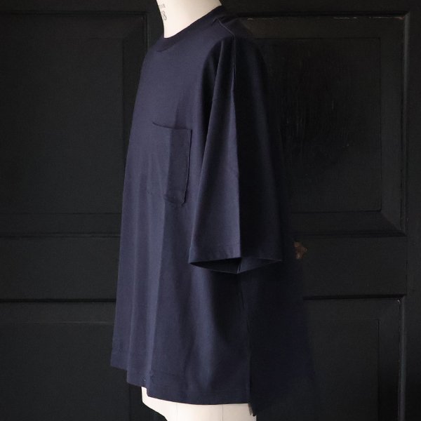 画像9: 「丹後」度詰天竺 (6オンス) 胸ポケ付き クルーネック ハーフスリーブ Tシャツ【MADE IN JAPAN】『日本製』/ Upscape Audience