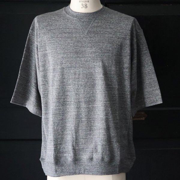 画像13: 「和歌山」ラフィー天竺 （5.5オンス）ガゼット クルーネック ハーフスリーブ スウェットライク Tシャツ【MADE IN JAPAN】『日本製』 / Upscape Audience